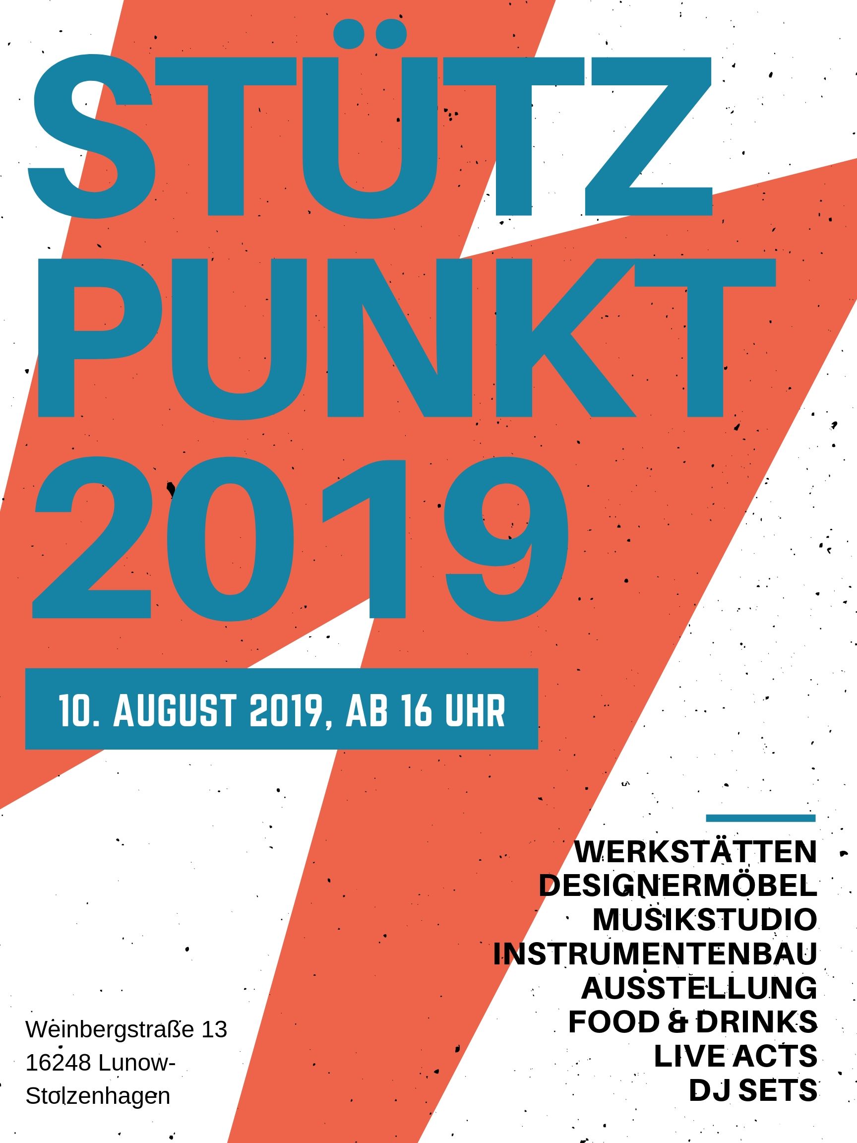 Flyer zum Stützpunkt Fest 2019